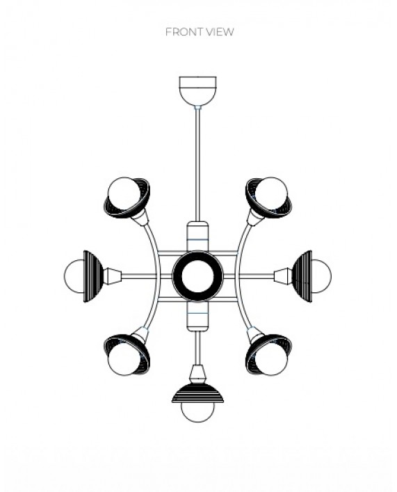 Bert Frank Eos Chandelier